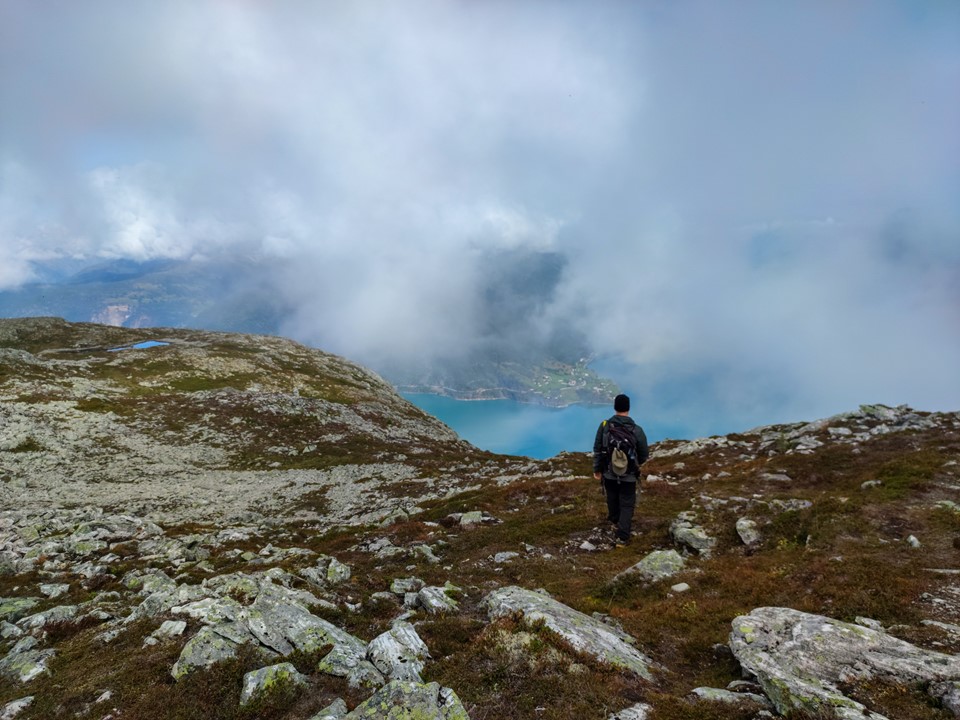 Wanderung auf den Molden, Berg Norwegen