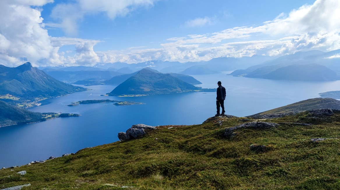 Wanderung auf den Blåtinden Møre og Romsdal
